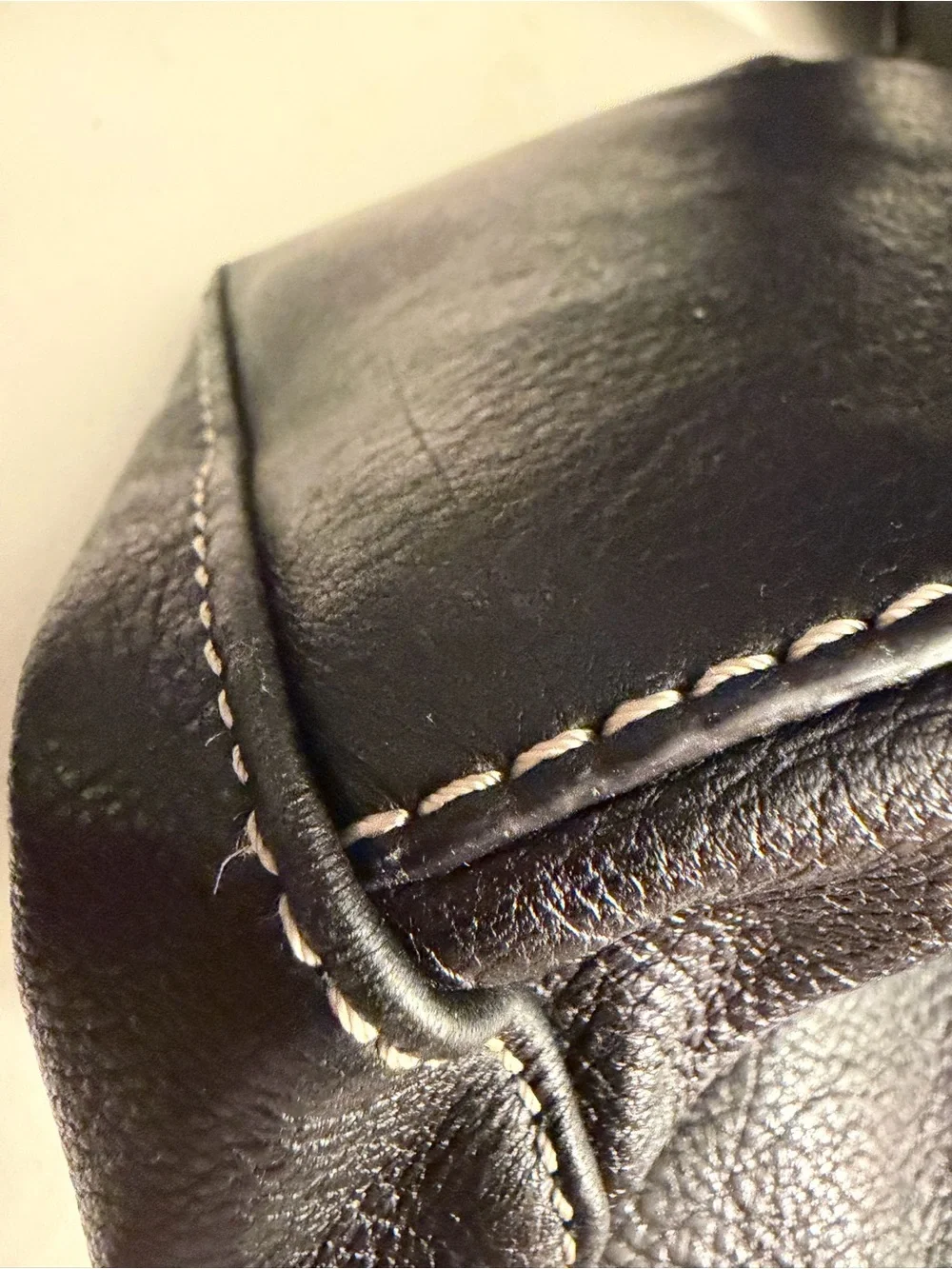 The Sak “PO Asbury” large pebbled black leather hobo/shoulder bag.